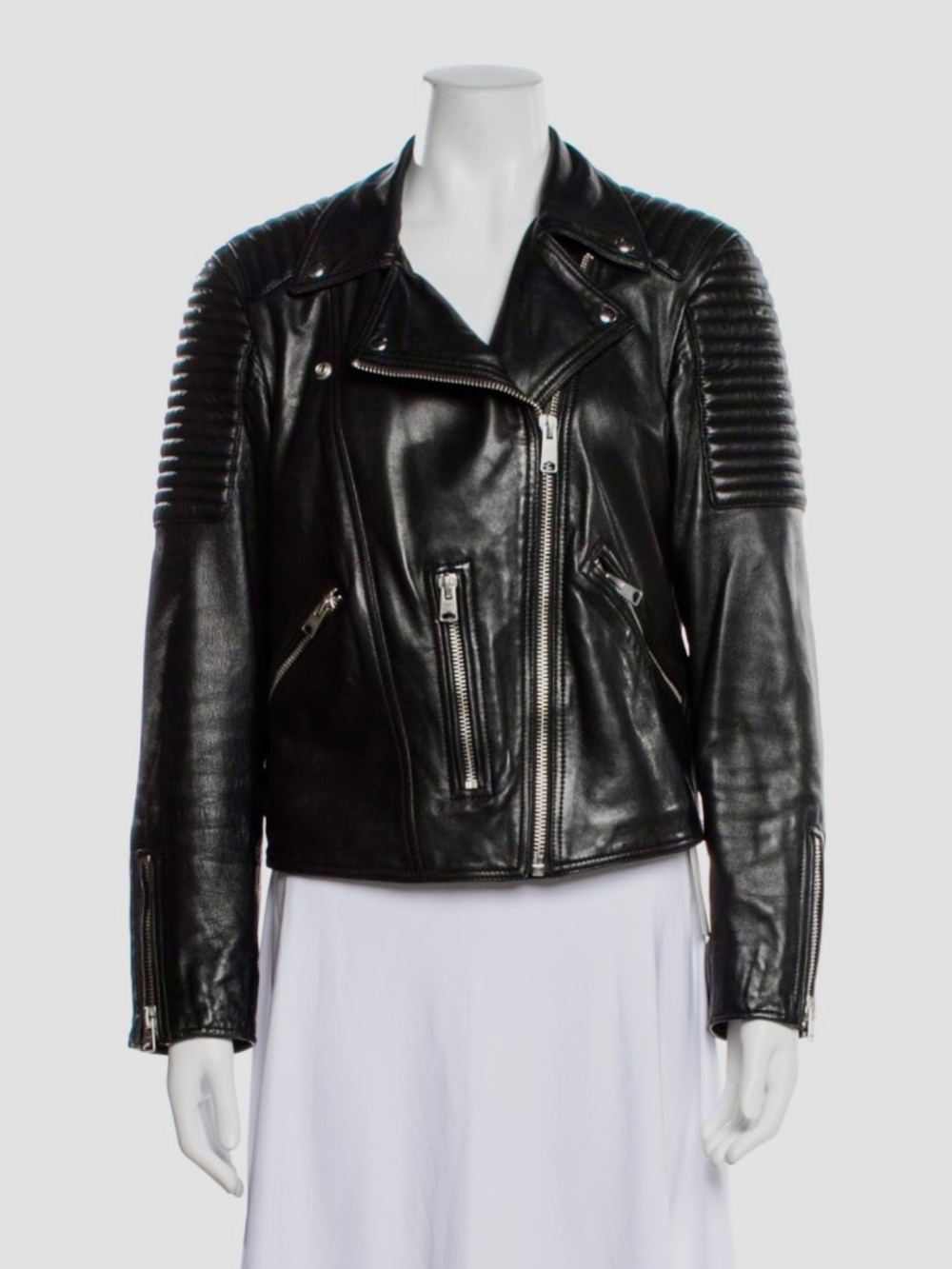 ALL SAINTS Moto Leather Biker Jacket